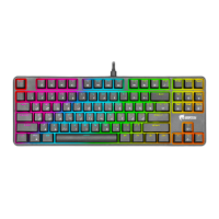 کیبورد سیمی گرین مدل Green GK801-RGB