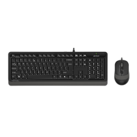 موس و کیبورد سیمی ای فورتک مدل A4Tech F-1010