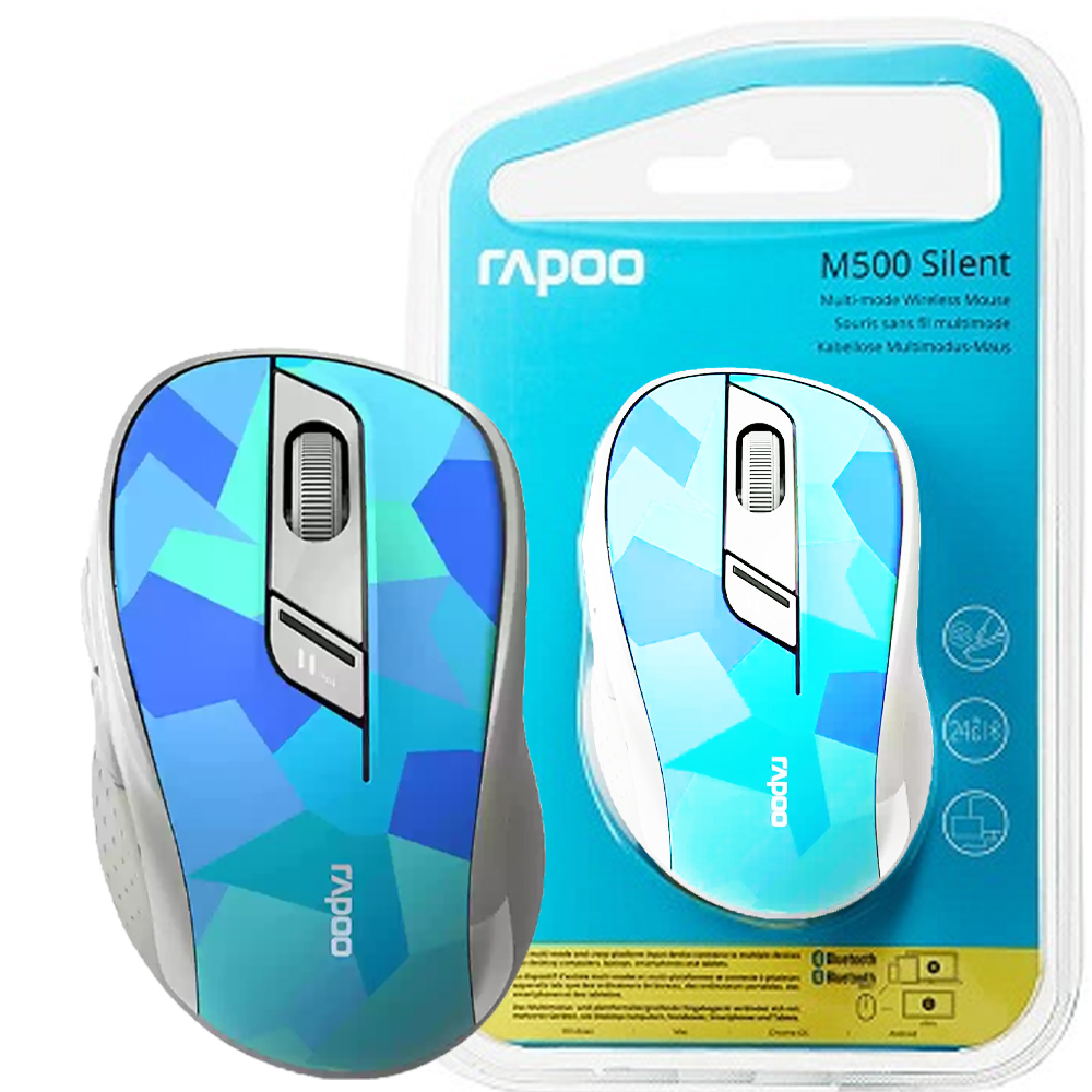 موس بی سیم رپو مدل Rapoo M500 Silent - تصویر 3