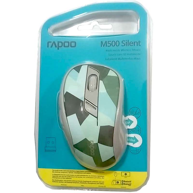 موس بی سیم رپو مدل Rapoo M500 Silent - تصویر 4