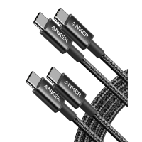 کابل USB-C به USB-C انکر مدل Anker Nylon A8753 طول 1.8 متر